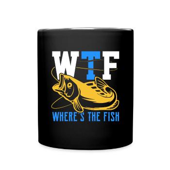 Fishing Angler Fishing Fishing Fisherman Fish Fishing Gift - Full Colour Mug - black - Front