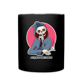 Außer Betrieb - Tasse einfarbig - Schwarz - Vorne
