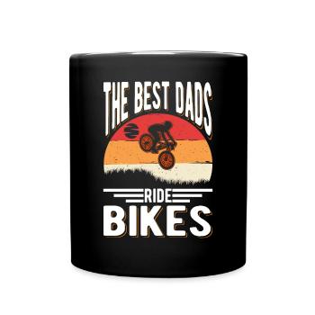 Bicycle Father Bike Tour Papa Cyclist - Full Colour Mug - black - Front