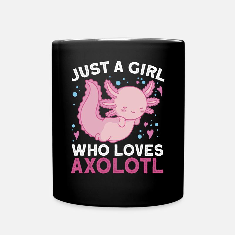 Axolotl - Mug uni - noir