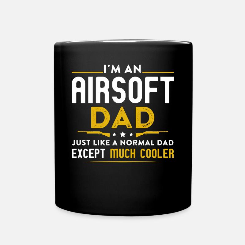 Airsoft Dad - Full Colour Mug - black