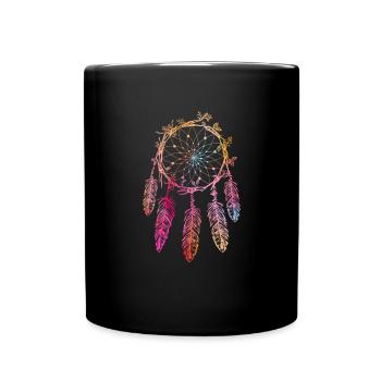 Indien - Mug uni - noir - Devant