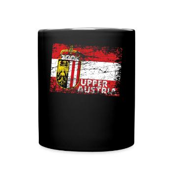 Oberösterreich - Österreich Upper Austria / Linz - Full Colour Mug - black - Front
