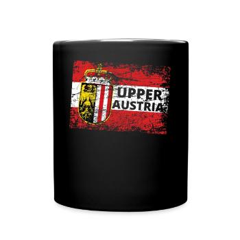 Oberösterreich - Österreich Upper Austria / Linz - Full Colour Mug - black - Front