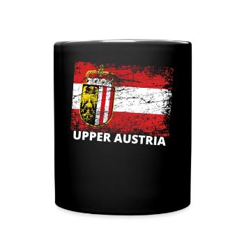 Oberösterreich - Österreich Upper Austria / Linz - Full Colour Mug - black - Front