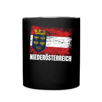 Basse-Autriche / Basse-Autriche - Mug uni - noir - Devant