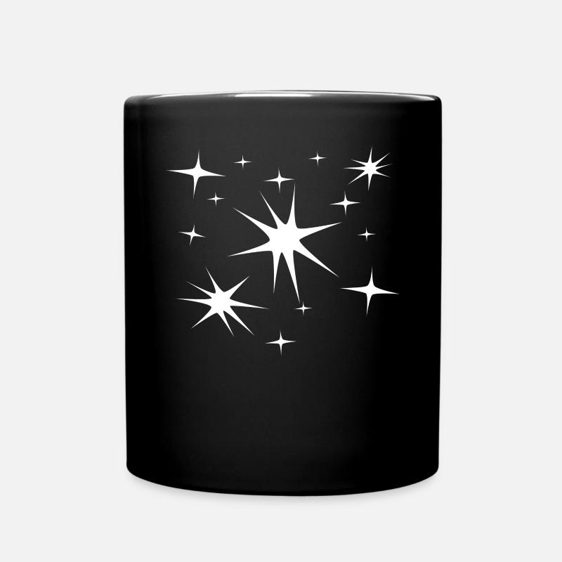 Sternenhimmel - Tasse einfarbig - Schwarz