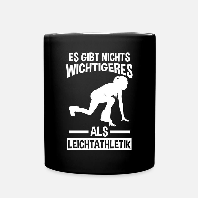 Leichtathletik - Tasse einfarbig - Schwarz