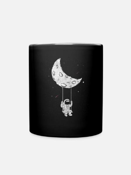 Astronaute Moon Swing Spacecore Esthétique Gesche - Mug uni - noir