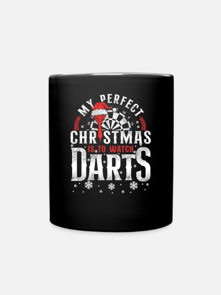 Darts Christmas Vintage My Perfect - Tasse einfarbig - Schwarz