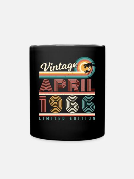 1966 April - Tasse einfarbig - Schwarz