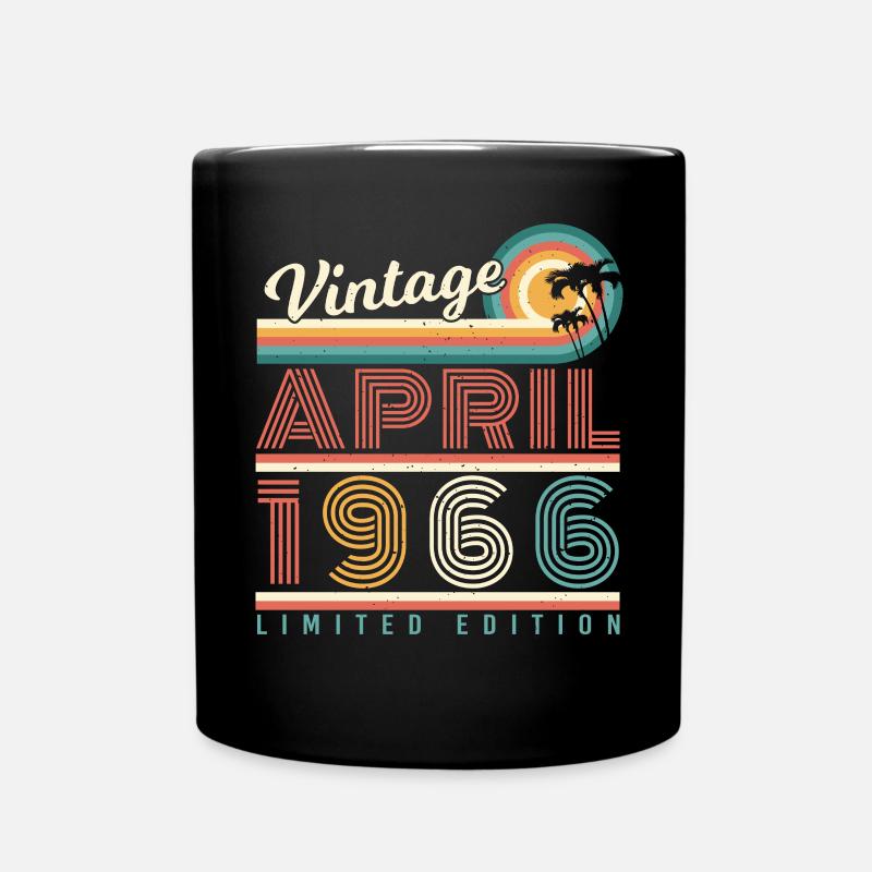 1966 April - Tasse einfarbig - Schwarz