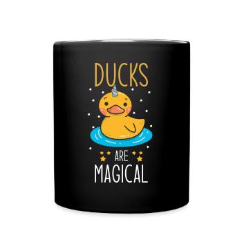 Dicton canard - Mug uni - noir - Devant