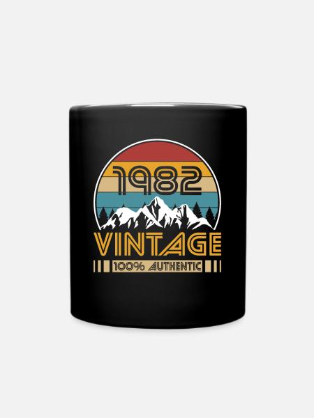 40ème anniversaire millésime 1982 Millésime 1982 - Mug uni - noir