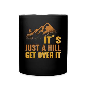 Mountain Bike MTB - Full Colour Mug - black - Front
