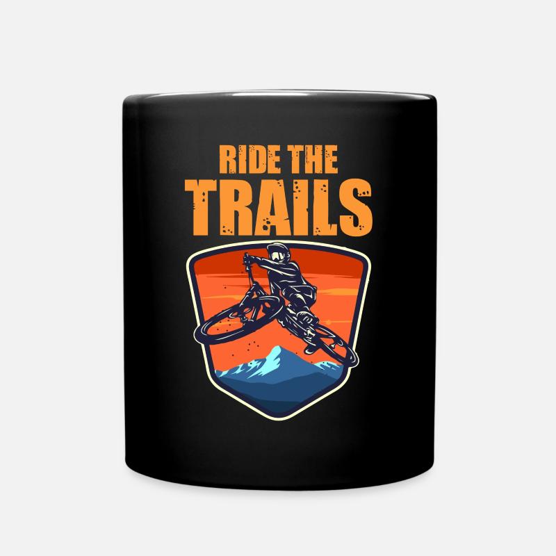 Vélo de montagne - Mug uni - noir