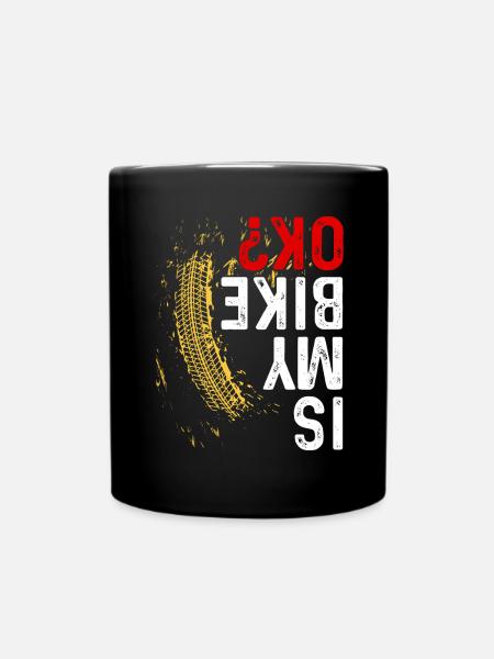 Dirt Bike - Tasse einfarbig - Schwarz