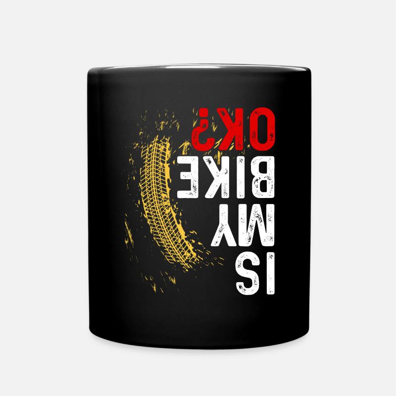 Dirt Bike - Tasse einfarbig - Schwarz