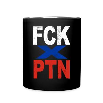 FCK PTN - Full Colour Mug - black - Front
