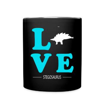 Stegosaurus - Full Colour Mug - black - Front