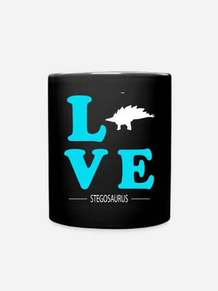 Stegosaurus - Mug uni - noir