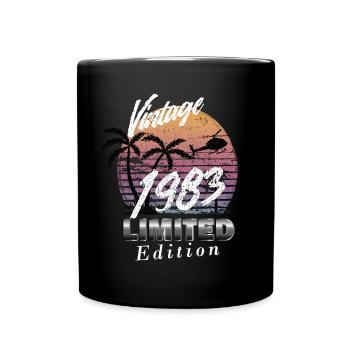 Vintage 1983 Limited Edition - Full Colour Mug - black - Front