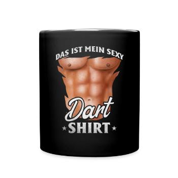 Joueur de fléchettes Ceci est mon sexy Dart Shirt Dart - Mug uni - noir - Devant