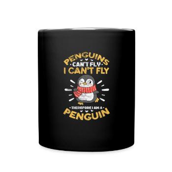 Penguin - Full Colour Mug - black - Front