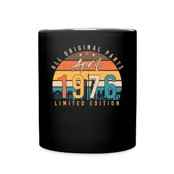 1976 April Limited - Full Colour Mug - black - Front