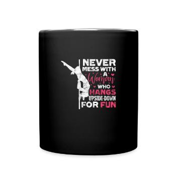 Pole Dance - Tasse einfarbig - Schwarz - Vorne