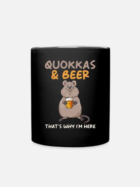 Quokka - Full Colour Mug - black