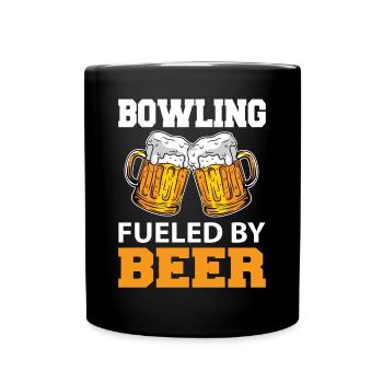 Bier - Tasse einfarbig - Schwarz - Vorne