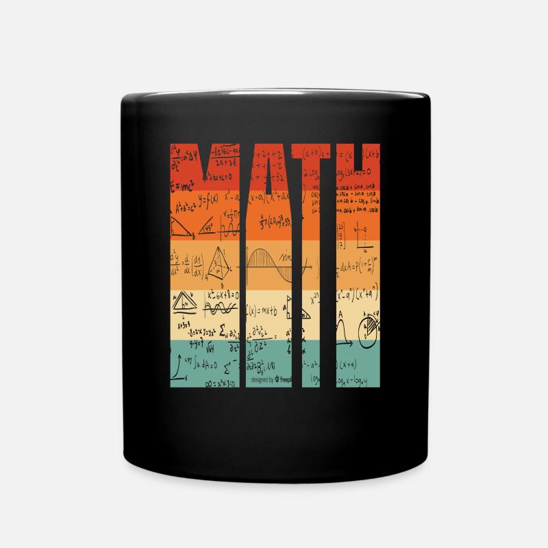 Mathematics - Full Colour Mug - black
