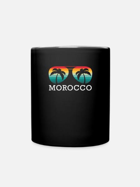 Marokko Reise Urlaub Reisen Sommer Sonne Souvenir - Tasse einfarbig - Schwarz