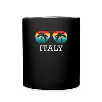Italy Travel Holiday Travel Summer Sun Souvenir - Full Colour Mug - black - Front