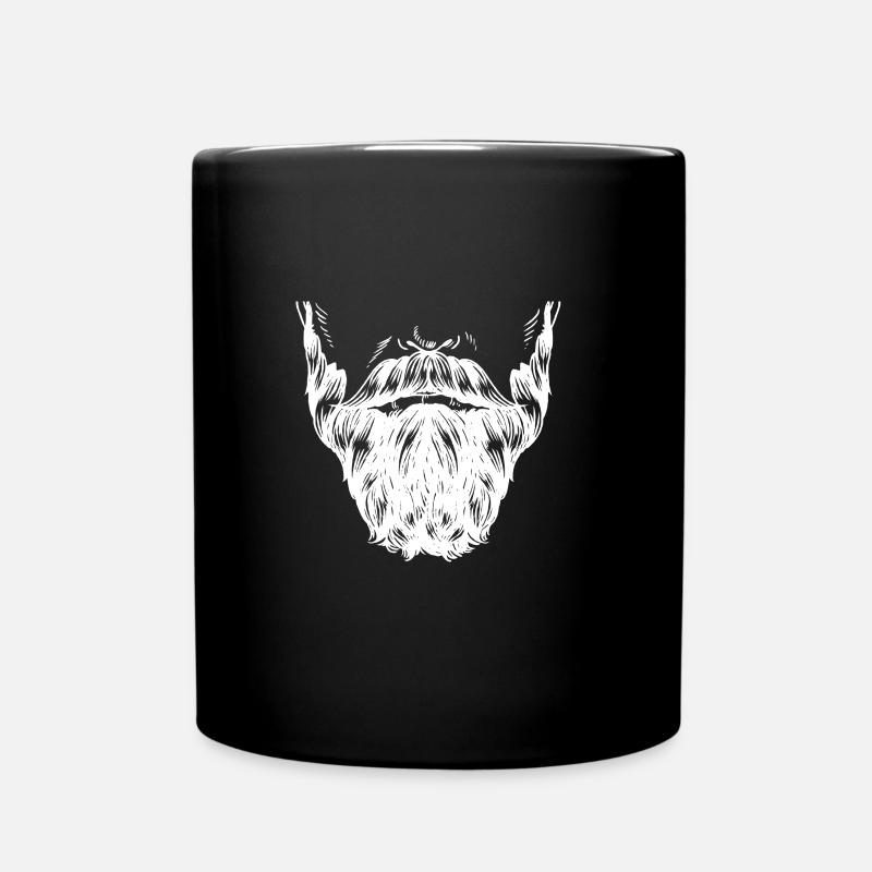 Barbe Pleine Barbe - Mug uni - noir