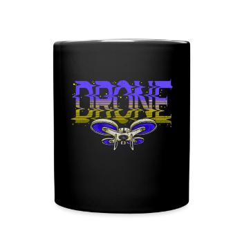 Drone Cadeau Drone Fly Quadcopter Copter - Mug uni - noir - Devant