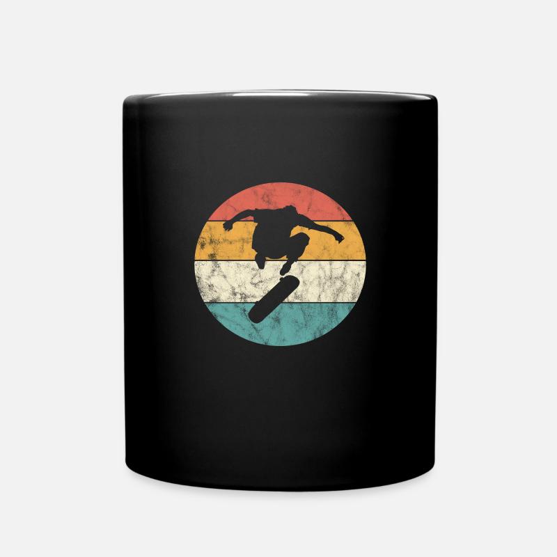 Skateboard Skater Skate Skaten Geschenk - Tasse einfarbig - Schwarz