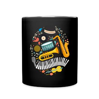 T-shirt Jazz - Mug uni - noir - Devant