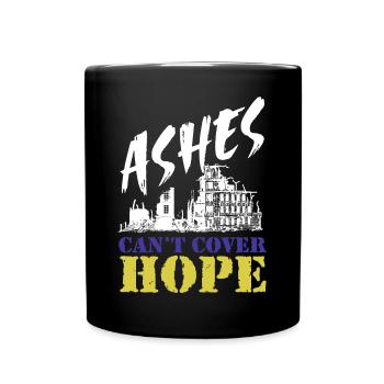 Hope Ukraine - Full Colour Mug - black - Front
