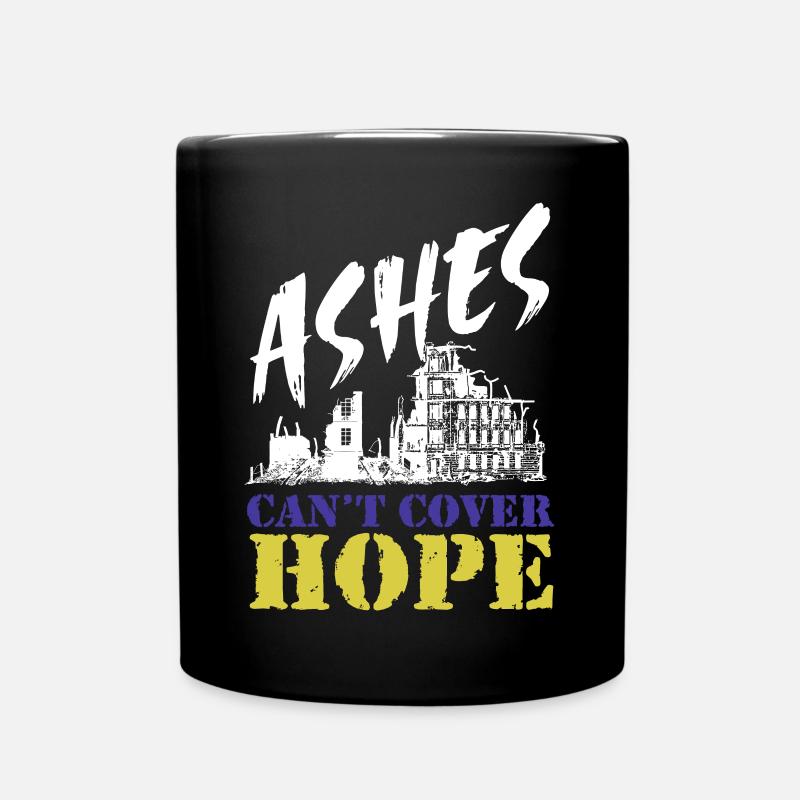 Hoffnung Ukraine - Tasse einfarbig - Schwarz