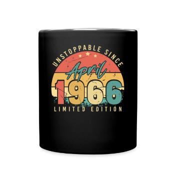 April 1966 Nicht Zu Stoppen - Tasse einfarbig - Schwarz - Vorne