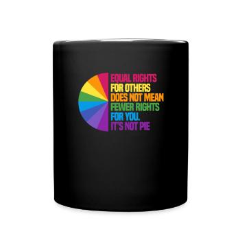 Human rights - Full Colour Mug - black - Front