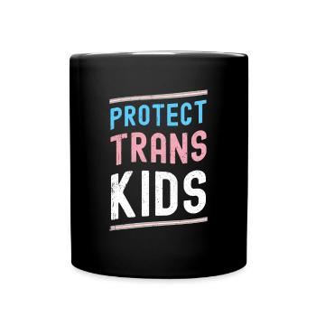 Transgender Tshirt Transsexual Pride - Full Colour Mug - black - Front