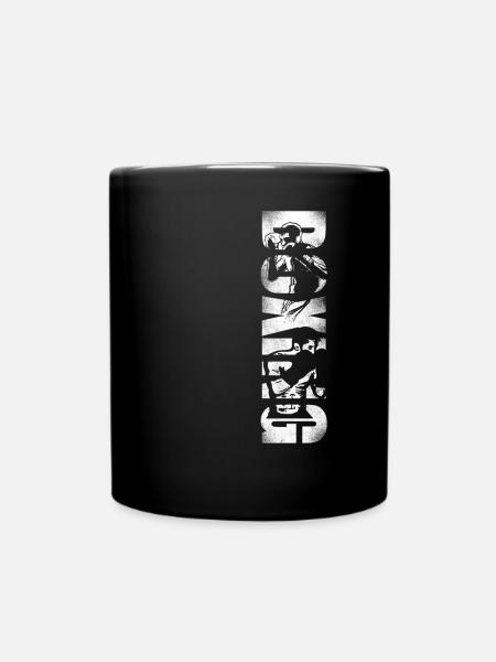 Boxing Vintage Boxing - Tasse einfarbig - Schwarz