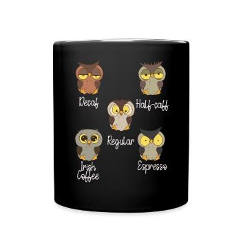 Café - Mug uni - noir - Devant
