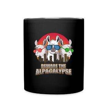 Alpaca - Full Colour Mug - black - Front