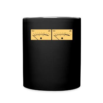 View VU Meter Volume - Full Colour Mug - black - Front