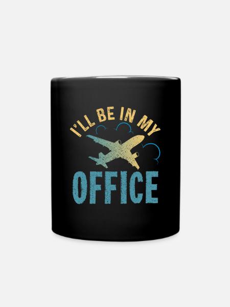 Pilot - Tasse einfarbig - Schwarz
