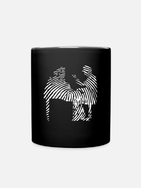 Pianist Fingerprint - Tasse einfarbig - Schwarz